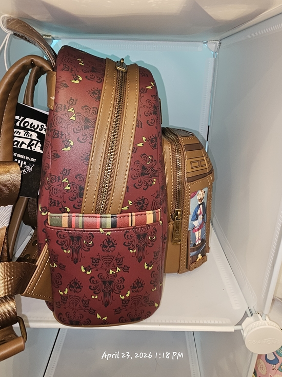 haunted mansion mini backpack loungefly Disney Stretching Room Portraits floor windows glow in the dark The Haunted Mansion Gargoyle Wallpaper